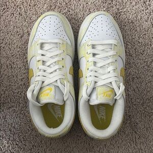 Nike White and Yellow Sneakers for Everyday Comfort